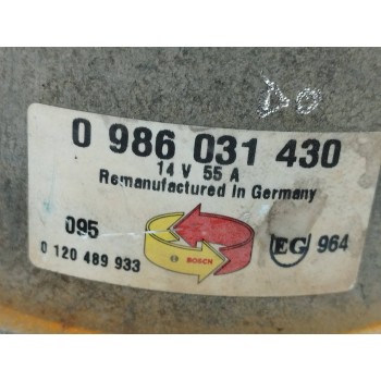 Recambio de alternador para mercedes-benz mb 100 d caja cerrada / combi 2.4 diesel referencia OEM IAM 0986031430 55A 