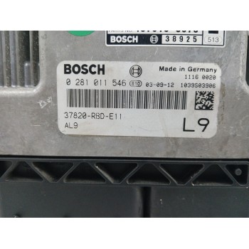 Recambio de centralita motor uce para honda accord berlina (cl/cn) 2.2 ctdi referencia OEM IAM 37820RBDE11 0281011546 