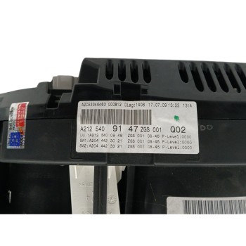 Recambio de cuadro instrumentos para mercedes-benz clase e coupé (c207) e 250 cdi / bluetec / d (207.303, 207.304) referencia OE