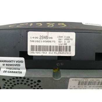 Recambio de cuadro instrumentos para lancia phedra (180) 2.2 jtd 16v emblema referencia OEM IAM 1496284080  