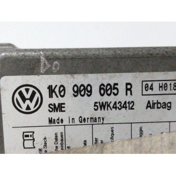 Recambio de centralita airbag para seat altea (5p1) 2.0 tdi referencia OEM IAM 1K0909605R 5WK43412 