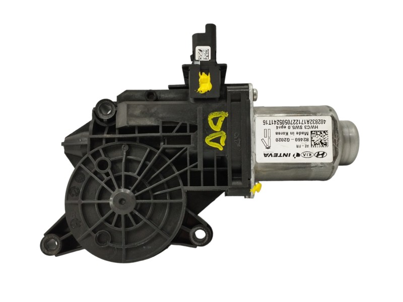 Recambio de motor elevalunas delantero derecho para hyundai ioniq referencia OEM IAM 82460G2020 Recambio de motor elevalunas delantero derecho para hyundai ioniq referencia OEM IAM 82460G2020