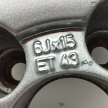 Recambio de llanta para opel zafira a 2.0 16v di cat (x 20 dtl / ld3) referencia OEM IAM 9192422 6JX15 ET43 