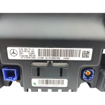Recambio de pantalla multifuncion para mercedes-benz clase cla (w117) shooting brake cla 220 d (117.903) referencia OEM IAM A166