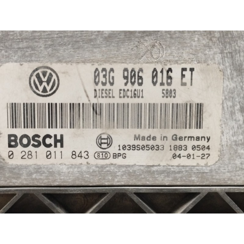 CENTRALITA MOTOR UCE 0281011843