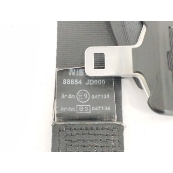 Recambio de cinturon seguridad trasero central para nissan qashqai (j10) 2.0 dci turbodiesel cat referencia OEM IAM 88854JD000  