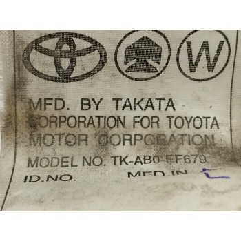 Recambio de cinturon seguridad trasero izquierdo para toyota corolla (e12) 1.4 turbodiesel cat referencia OEM IAM TKAB0EF679  