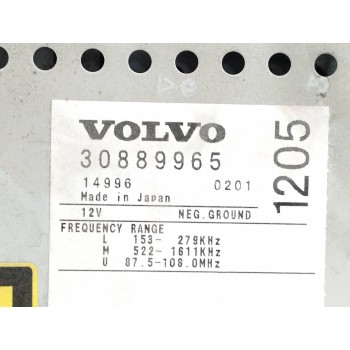 Recambio de sistema audio / radio cd para volvo s40 berlina 1.6 cat referencia OEM IAM 30889965  