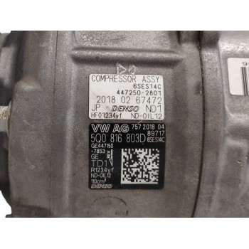 Recambio de compresor aire acondicionado para seat leon st (5f8) 2.0 tdi referencia OEM IAM 5Q0816803D 4472502801 
