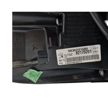 Recambio de piloto trasero derecho para peugeot 5008 1.5 blue-hdi fap referencia OEM IAM 9836231580  