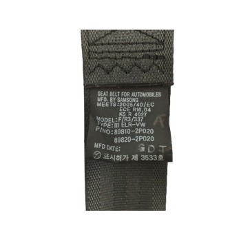 Recambio de cinturon seguridad trasero izquierdo para kia sorento ii (xm) 2.0 crdi referencia OEM IAM 898102P020 TERCERA FILA 