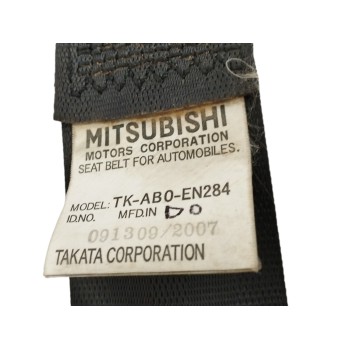 Recambio de cinturon seguridad trasero izquierdo para mitsubishi grandis (na0w) 2.0 di-d cat referencia OEM IAM TKAB0EN284  