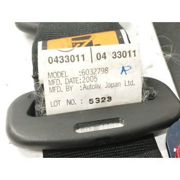 Recambio de cinturon seguridad trasero central para mazda 3 berlina (bk) 2.0 16v cat referencia OEM IAM 6032798  