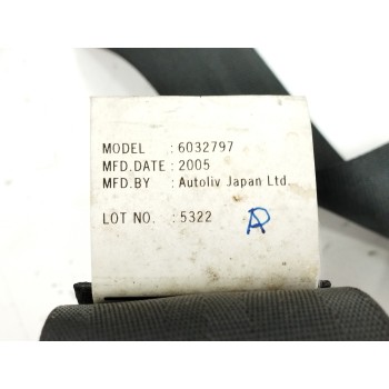 Recambio de cinturon seguridad trasero izquierdo para mazda 3 berlina (bk) 2.0 16v cat referencia OEM IAM 6032797  