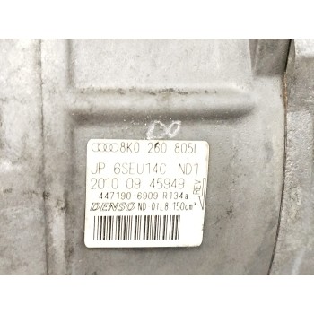 Recambio de compresor aire acondicionado para audi q5 (8r) 2.0 16v tdi referencia OEM IAM 8K0260805L POLEA DAÑADA 4471906909