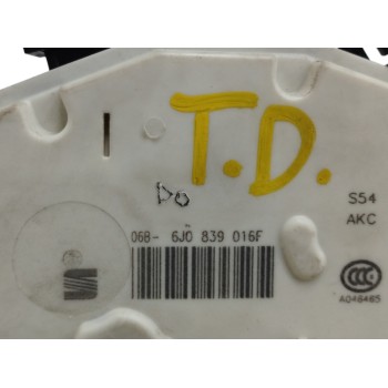 Recambio de cerradura puerta trasera derecha para seat ibiza st (6p8) 1.4 tdi referencia OEM IAM 6J0839016F  