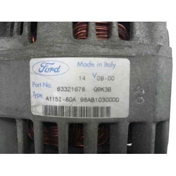 Recambio de alternador para ford focus berlina (cak) 2.0 16v cat referencia OEM IAM 63321678 80A 98AB10300DD