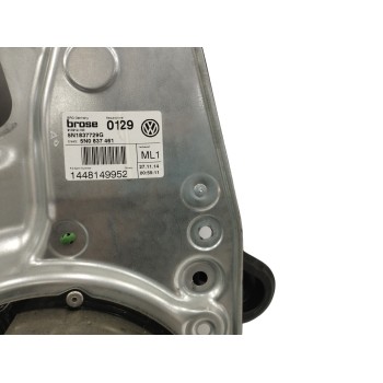 Recambio de elevalunas delantero izquierdo para volkswagen tiguan (5n2) 2.0 tdi referencia OEM IAM 5N1837729G SIN MOTOR 