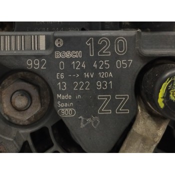 Recambio de alternador para opel corsa d 1.0 12v cat (a 10 xep / ldb) referencia OEM IAM 13222931 120A 0124425057