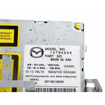 Recambio de sistema audio / radio cd para mazda 3 berlina (bk) 1.6 cd diesel cat referencia OEM IAM BR2B66AR0  