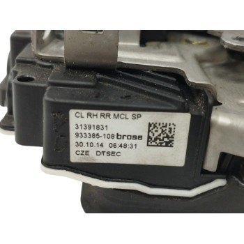 Recambio de cerradura puerta trasera derecha para volvo v40 1.6 diesel cat referencia OEM IAM 31391831  