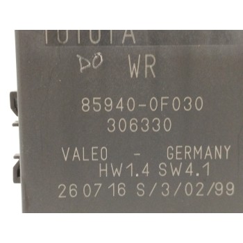 Recambio de modulo electronico para toyota verso 1.8 16v cat referencia OEM IAM 859400F030  