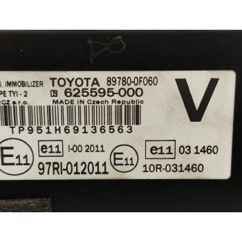 Recambio de modulo electronico para toyota verso 1.8 16v cat referencia OEM IAM 897800F060  