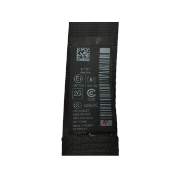 Recambio de cinturon seguridad trasero izquierdo para peugeot 308 1.6 blue-hdi fap referencia OEM IAM 98087919XX  