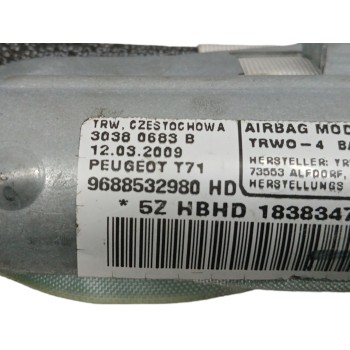 Recambio de airbag cortina delantero izquierdo para peugeot 308 confort referencia OEM IAM 9688532980  