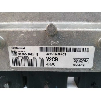 Recambio de centralita motor uce para ford fiesta (cb1) 1.25 16v cat referencia OEM IAM AV2112A650CB S180047012B 