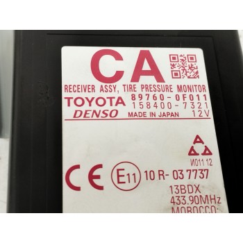 Recambio de modulo electronico para toyota verso 1.8 16v cat referencia OEM IAM 897600F011 1584007321 
