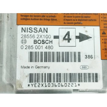 Recambio de centralita airbag para nissan terrano/terrano.ii (r20) 2.7 turbodiesel referencia OEM IAM 285562X100 0285001480 