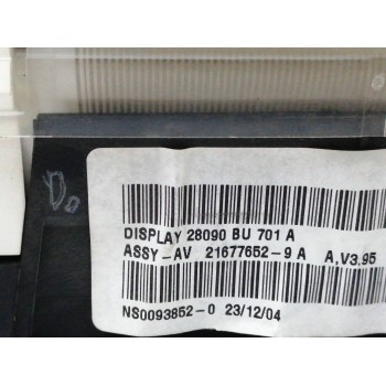 Recambio de pantalla multifuncion para nissan almera (n16/e) 1.8 16v cat referencia OEM IAM 216776529A  