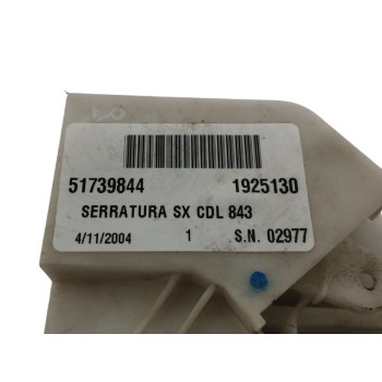 Recambio de cerradura puerta delantera izquierda para lancia ypsilon (101) 1.2 cat referencia OEM IAM 51739844  