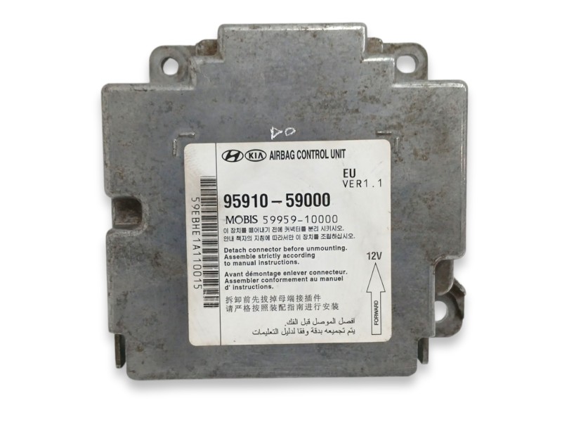 Recambio de centralita airbag para hyundai h350 kasten 2.5 crdi cat referencia OEM IAM 959105900 5995910000 
