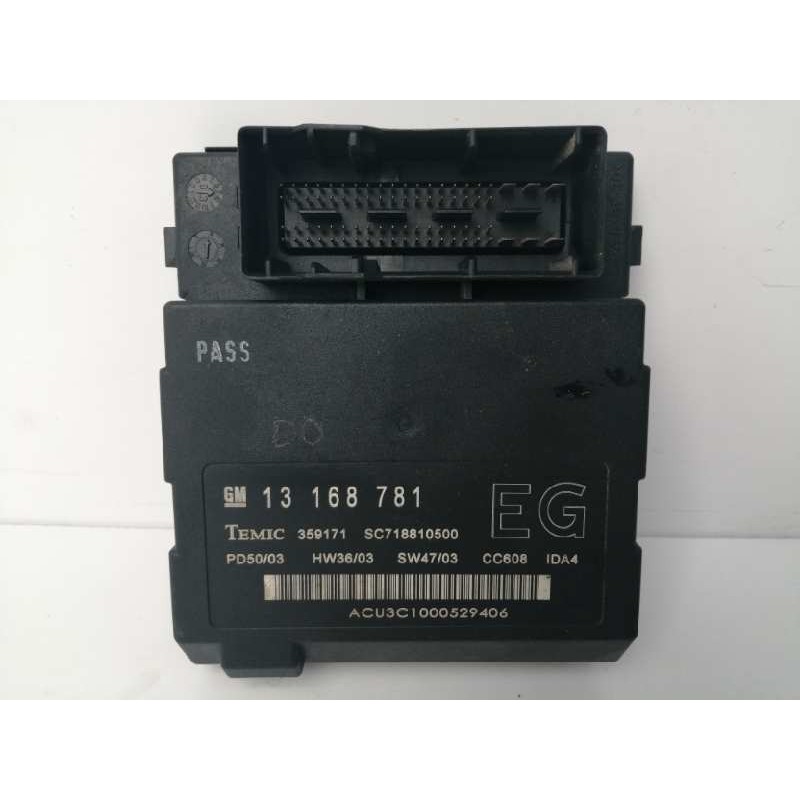 Recambio de modulo electronico para opel vectra c berlina comfort referencia OEM IAM 13168781 359171 