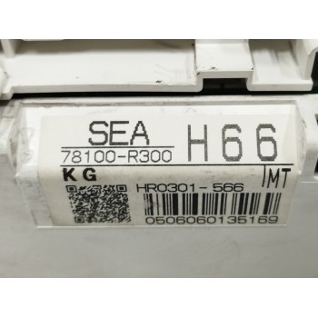 Recambio de cuadro instrumentos para honda accord berlina (cl/cn) 2.0 vtec cat referencia OEM IAM 78100R300 HR0301566 
