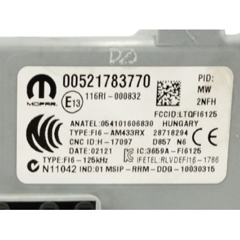 Recambio de caja reles / fusibles para fiat 500 hybrid 1.0 referencia OEM IAM 00521783770 116RI000832 