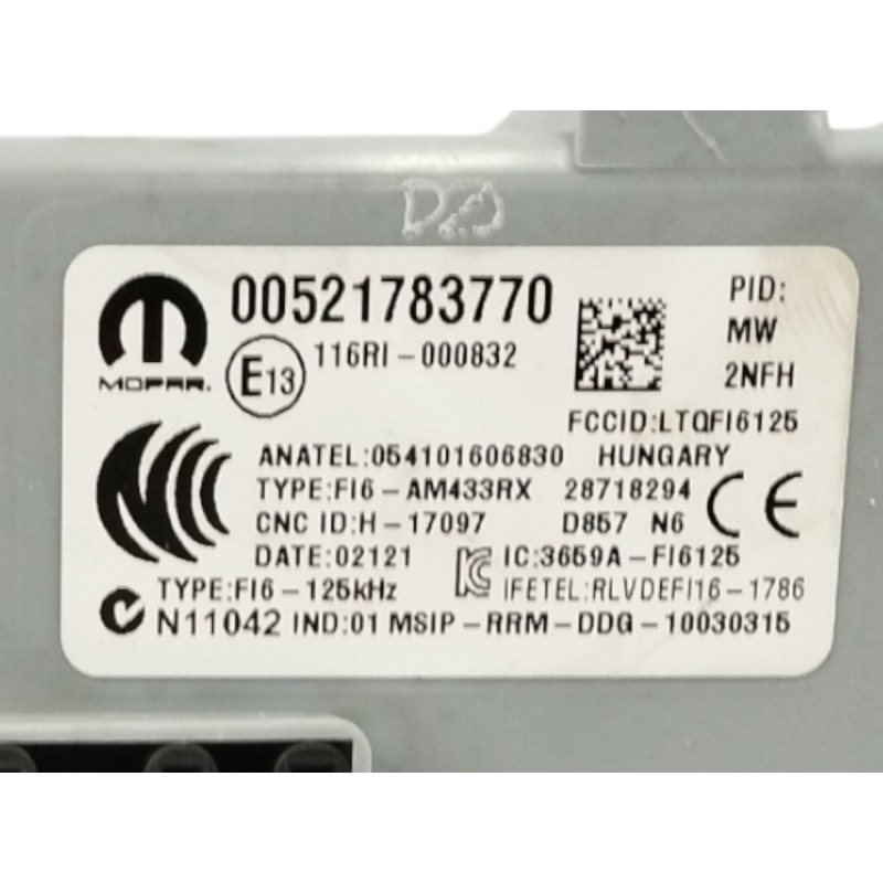 CAJA RELES / FUSIBLES 116RI000832