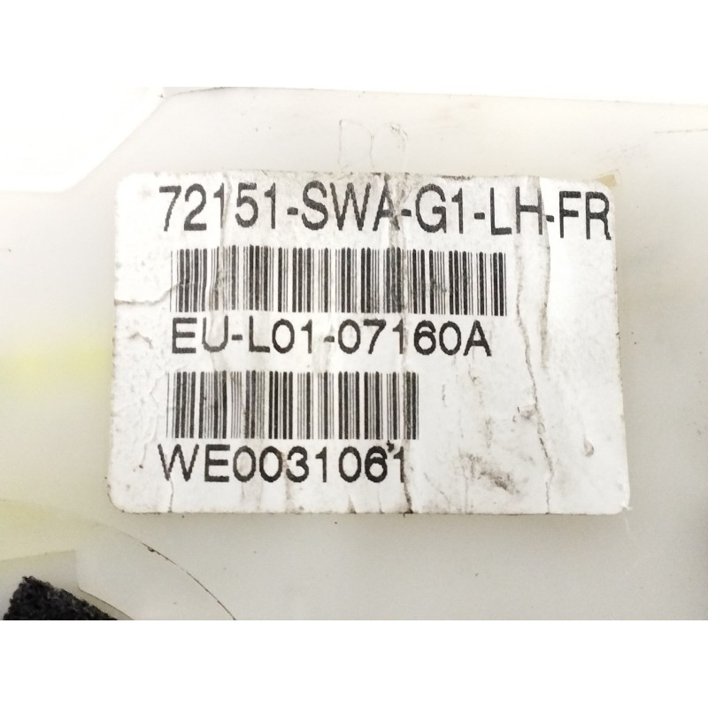 CERRADURA PUERTA DELANTERA IZQUIERDA EUL0107160A