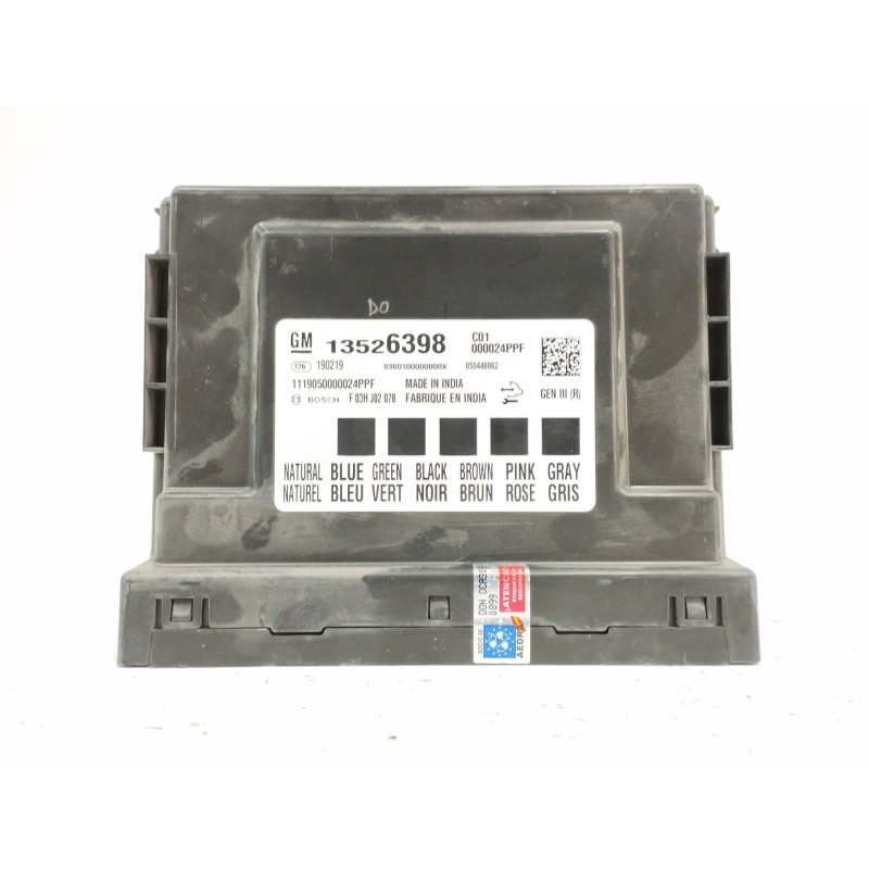 Recambio de modulo electronico para opel astra k lim. 5türig 1.6 cdti dpf referencia OEM IAM 13526398 F00HJ02078 