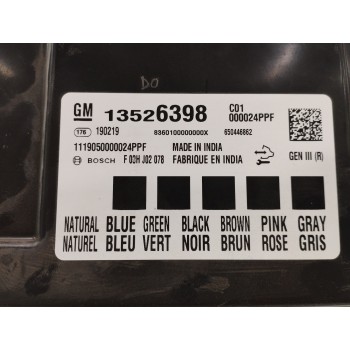 Recambio de modulo electronico para opel astra k lim. 5türig 1.6 cdti dpf referencia OEM IAM 13526398 F00HJ02078 