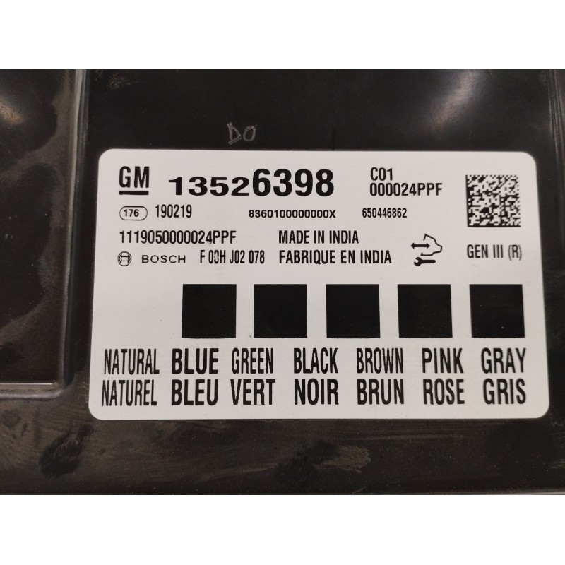 MODULO ELECTRONICO F00HJ02078