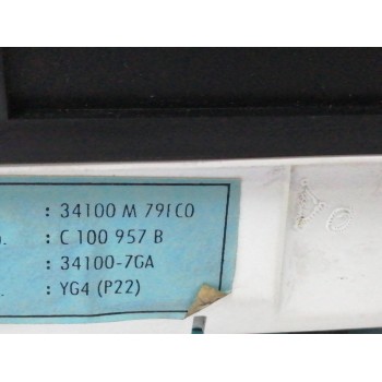 Recambio de cuadro instrumentos para suzuki alto rf 410 (ff) 1.1 16v cat referencia OEM IAM 34100M791C0  