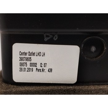 Recambio de rejilla aireadora para opel astra k lim. 5türig 1.6 cdti dpf referencia OEM IAM 39079605 CENTRAL IZQUIERDA 