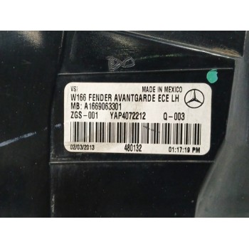 Recambio de piloto trasero izquierdo para mercedes-benz clase m (w166) 2.1 cdi cat referencia OEM IAM A1669063301  