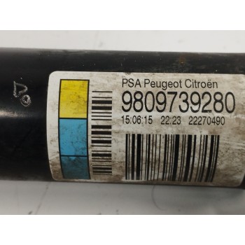 Recambio de amortiguador trasero izquierdo para citroën c4 cactus 1.2 12v vti referencia OEM IAM 9809739280  