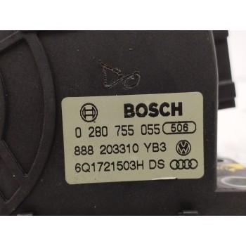 Recambio de potenciometro pedal para volkswagen polo (9n3) 1.4 tdi referencia OEM IAM 6Q1721503H 0280755055 