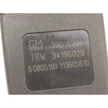 Recambio de enganche cinturon izquierdo para opel astra k lim. 5türig 1.6 cdti dpf referencia OEM IAM 39016994 DELANTERO 