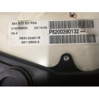 Recambio de cuadro instrumentos para renault trafic caja cerrada (ab 4.01) 2.5 dci diesel cat referencia OEM IAM 8200390132 P820
